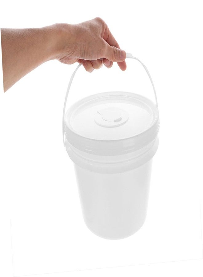 NIYANGLE 2pcs Plastic Wipes Storage Bucket with Lid Versatile Wet Towel Dispenser for Bathroom Material Keeps Wipes Moist Fresh - Image 5